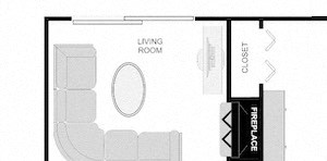 3x2 Pecan Acres Apartments in Lake Charles, LA 3x2 Floor Plan